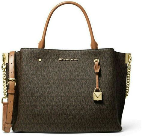 michael michael kors arielle large pebbled leather satchel|Arielle Large Logo Satchel .